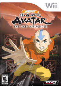 Avatar the Last Airbender Wii US box art